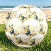 Minions Print Size 5 Soccer Ball, PU Wear Resistant Football for Match Training and Daily Practice, Birthday Gift for Soccer Fans