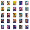 50 Galaxy Colorful Animal Series Fantasy Oil Painting Graffiti Style Cartoon Stickers DIY Decoration