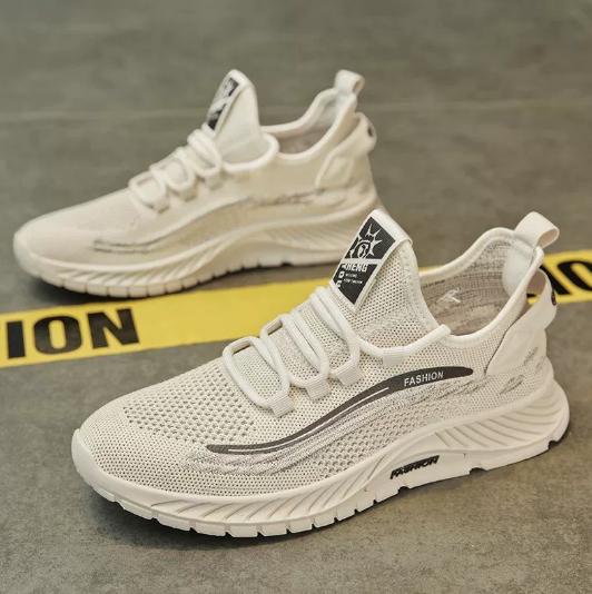New summer men's shoes breathable anti-odor mesh surface anti-slip soft-soled lightweight, sporty and casual style sneakers H271