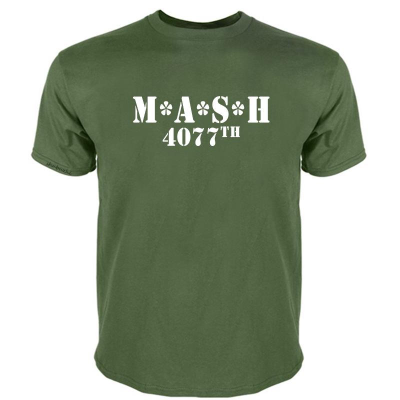 MASH 4077 Logo Usurato Unisex t shirt tee shirt homme fantasia tshirt stile estivo moda teeshirt