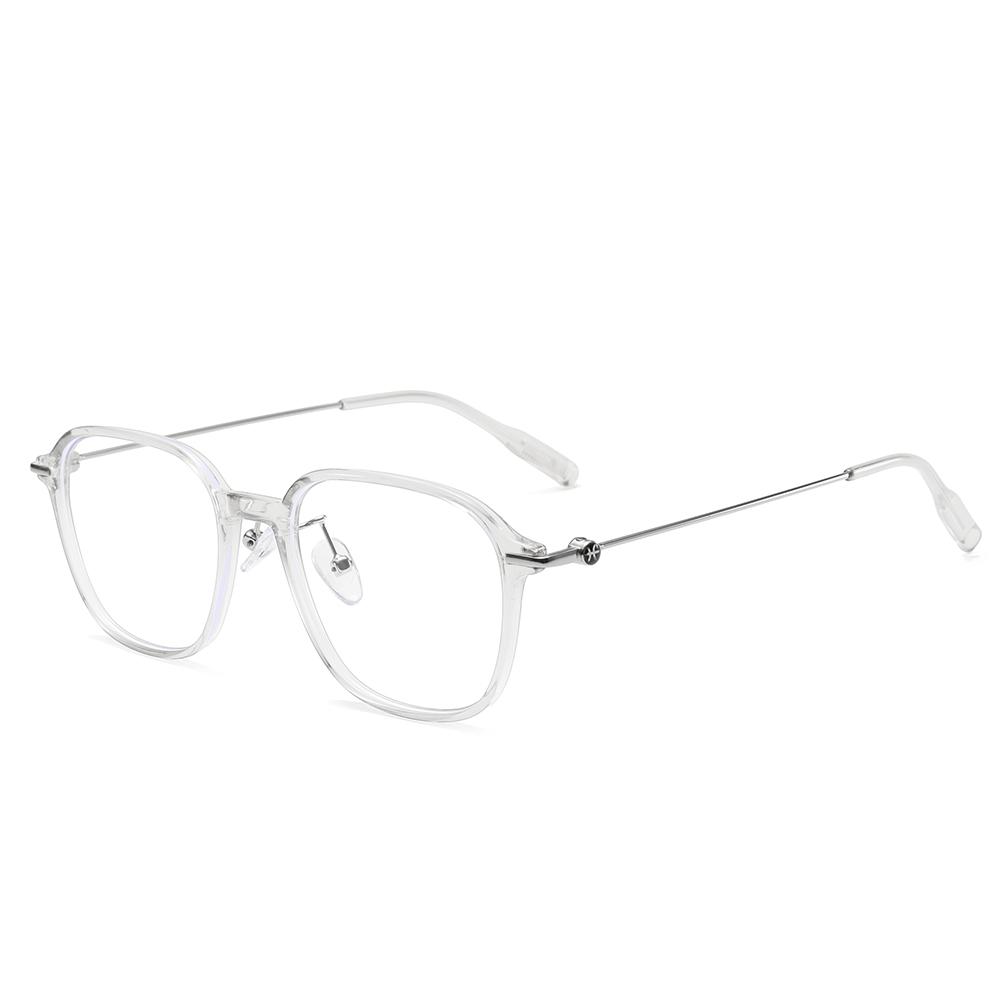 Korean New TR Frame Glasses Anti-blue Light Flat Glasses High-quality Metallic Glasses for Men and Women  MS8142