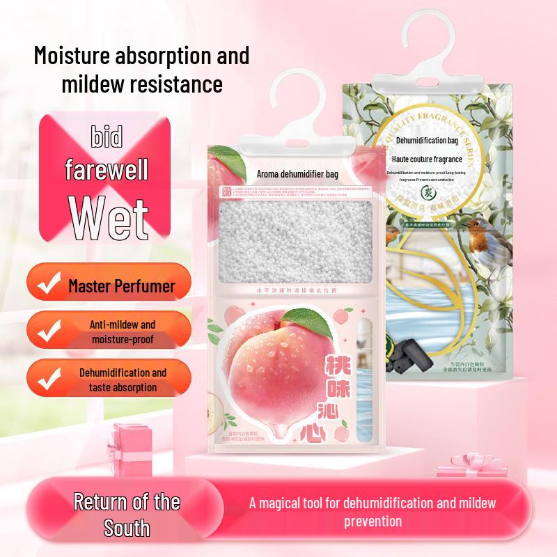 Large Capacity Moisture-Absorbing Bag for Indoor Wardrobes - Ideal for Homes and Dorms