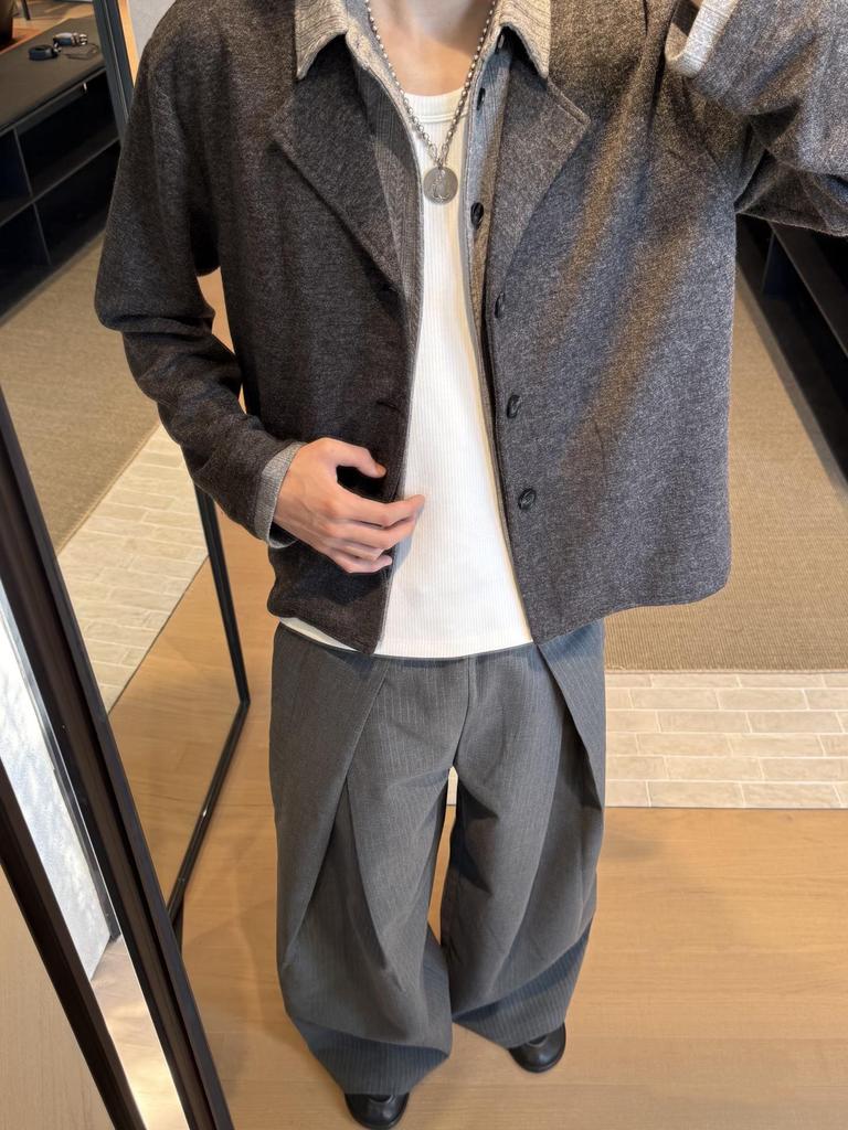 Podzim 2025 Americká Retro Falešná Dvou dílná Unisex Mikina: Límec ve stylu Old Money pro páry