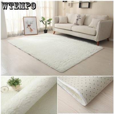 Fluffy Carpet Bedroom Full Pile Scandinavian Insf Style Living Room Room Plush Rug Non-slip Floor Mats
