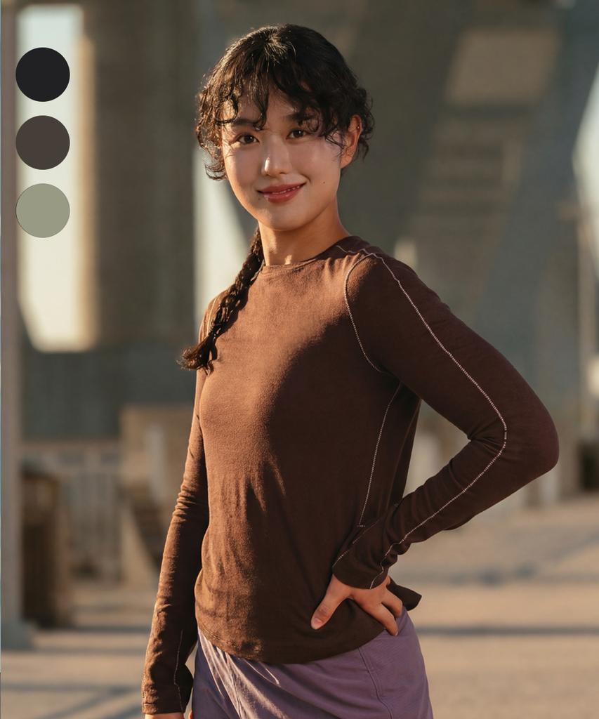 MUSINSA STANDARD SPORTS Cotton Dry Stitch Long Sleeve Women'S (3 Colors)