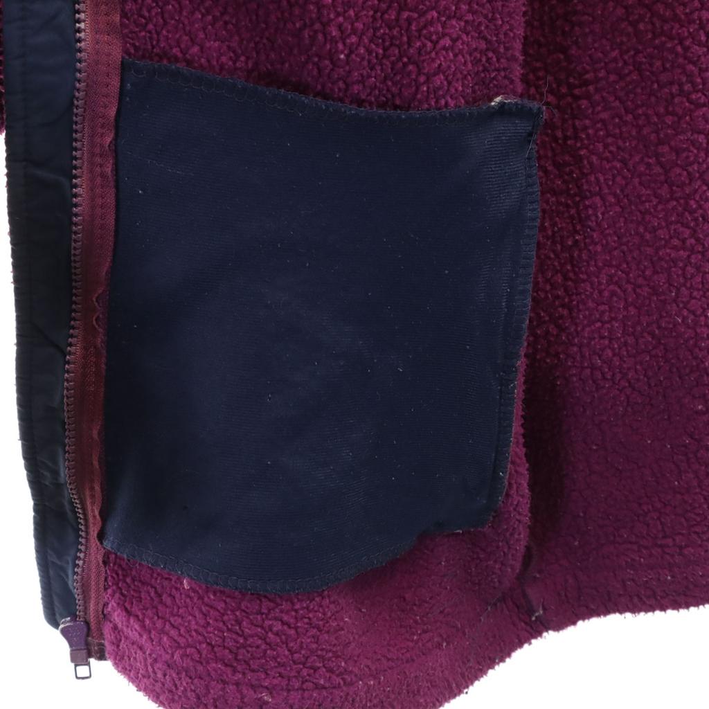 L.L.Bean 80s Old Fleece jacket purple Outdoors Women Used