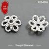 S925 Sterling Silver Hollow Flower Spacer Beads for DIY Crystal Bracelets