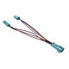 Cable Radio Adapter 1pcs 3 Pin Blue Plastic & Metal