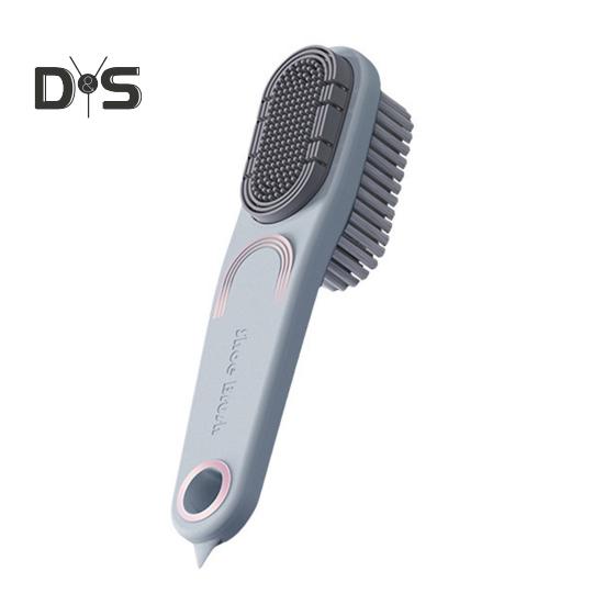 

Щетка для чистки обуви Эргономичный дизайн Длинная ручка Двусторонний дизайн Водонепроницаемый резиновый очиститель для обуви Средство для чистки зимних ботинок серый