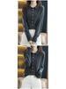 Women's Long-Sleeve Pure Wool Cardigan: Slimming, Fashionable Knitwear with Shirt Collar