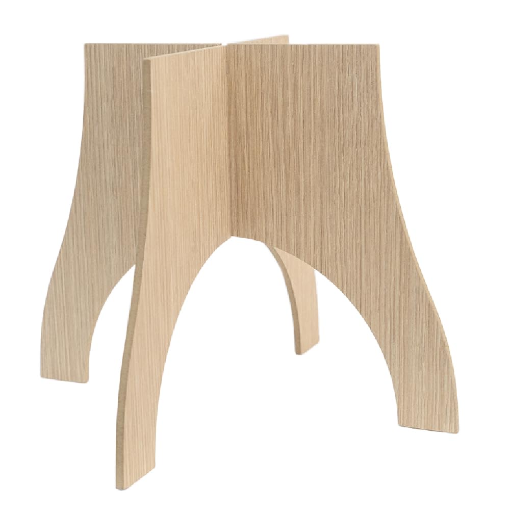 CURVER Knit Round Basket 30L with Dedicated Stand, Natural CV-553