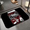 Anime C-Chainsaw Man Floor Mat Diatomite Bath Mat, Quick Dry Absorbent Non-Slip Door Mat