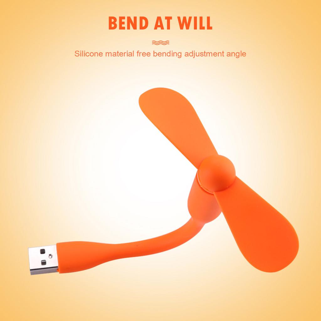 USB Fan Flexible Portable  Fan For Power Bank Computer Summer Gadget