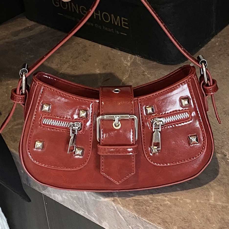 High-end Retro Small Bag Women's Fashionable All-matching Cross-body Commuting One-shoulder Underarm Carry