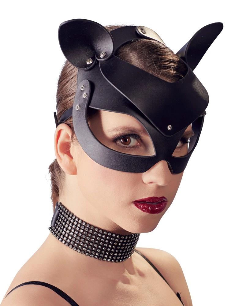 Bad Kitty - Cat Mask with Ears and Small Studs