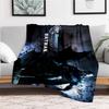 Batman DC Universe Online Poster PrintBlanket Flannel Throw Blanket for Sofa, Bed, Travel, Camping, Office, Couch, Chair