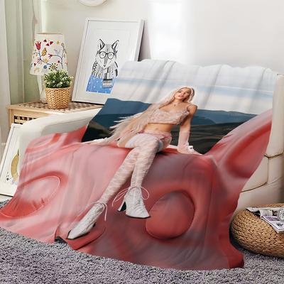 Singer k-Kenia Aura Blanket Skin Friendly Comfort Warm Soft Plush Blanket Suitable Sofa Living Room Office Bedroom