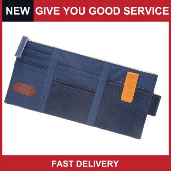 Multi-purpose Car Sun Visor Organizer Pouch Bag Pocket Card Storage Holder