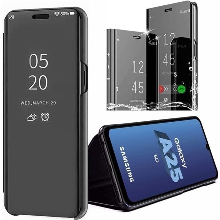 Protective Case - Samsung - Galaxy A25 5G - Shockproof - Mirror Effect - Smart Case