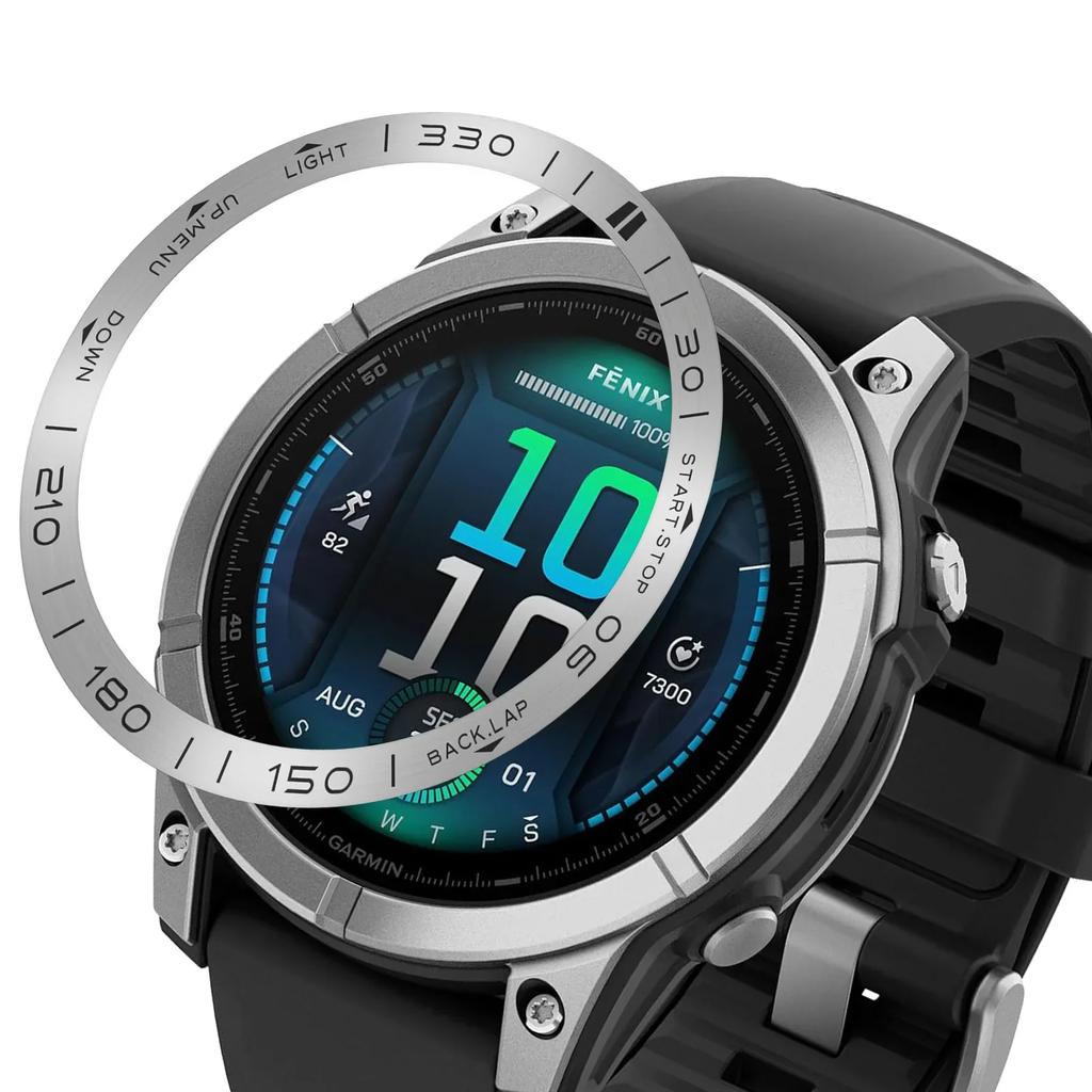 Watch Bumper Cover Ring Bezel For Garmin Fenix 8 47mm 51mm Bezel Metal Case Cover Protector Anti Scratch Fenix 8 51 Accessories