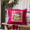 Vánoční povlaky na vánoční dekorace Zelená kostka Vánoční zimní sváteční přehoz Vánoční dekorace na pohovku