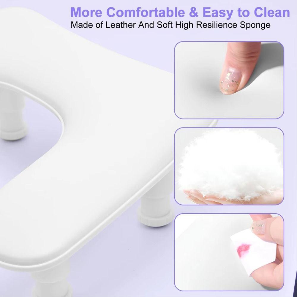 U-shaped Manicure Hand Pillow Ergonomic Nail Art Hand Cushion Arm Rest Stand Nail Salon