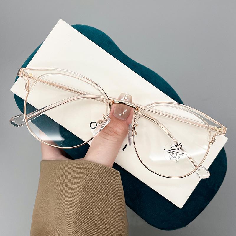 Retro Metal Frame Round Reading Glasses For Men Women 2025 Luxury Brand Half Frame Presbyopic Eyewear Fashion Computer Glasses 0