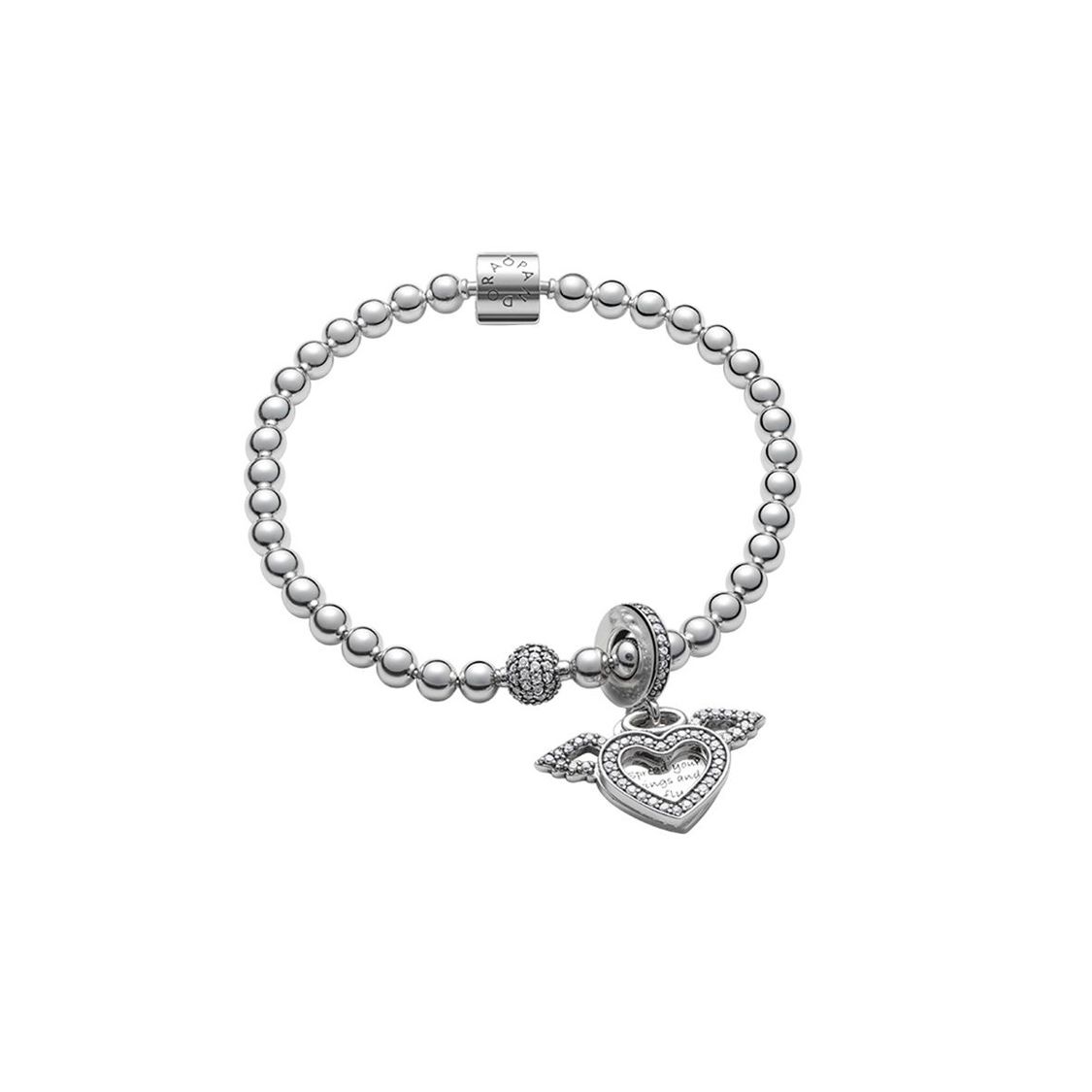 Pandora Angel Wings Bracelet Silver 925 Women bracelet ZT2356 Box,17