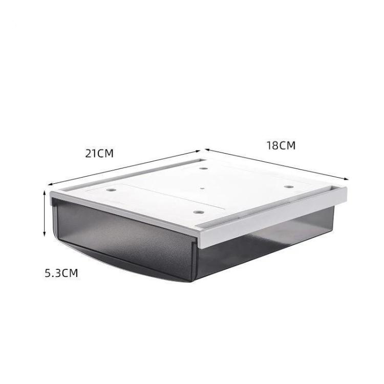 Hidden Under-Desk Drawer Storage Box Drill-Free Organizer Box