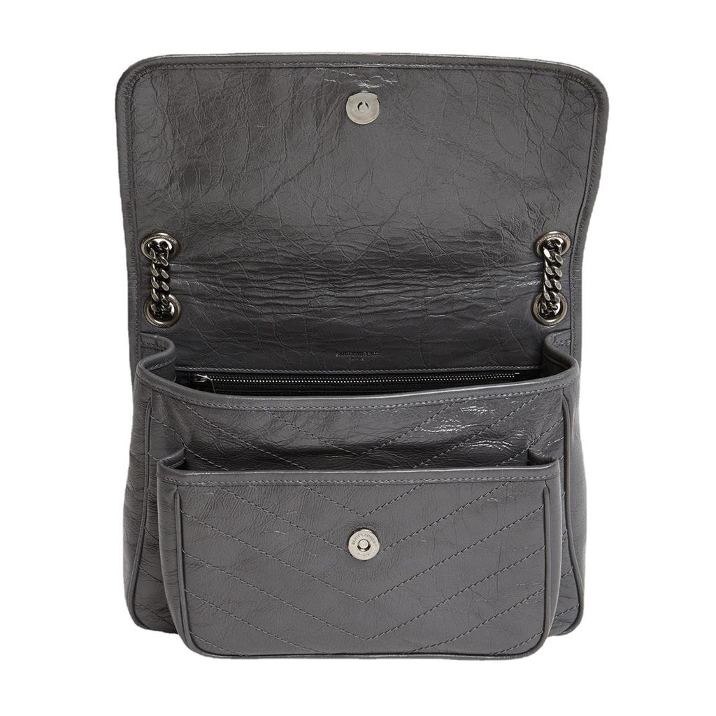 Rhombus chain bag replacement shoulder messenger bag oil wax leather large capacity leather messenger bag OEM