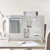 IKEA SKADIS: Freestanding Perforated Board, 56x37 Cm, White (705.415.75/70541575)