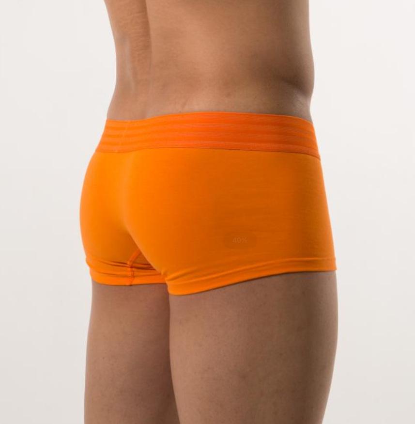 Breathable Low-Rise Cotton Boxer Briefs with U-Shape Pouch Support
