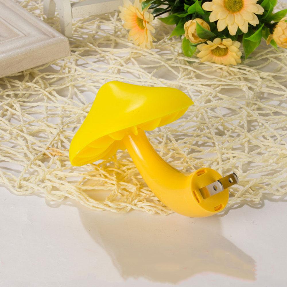 LED Night Light Mushroom Wall Socket Lamp EU US plug Warm White Home Decoration LED Night Light Mushroom Wall Socket Lamp EU US plug Warm White Home Decoration