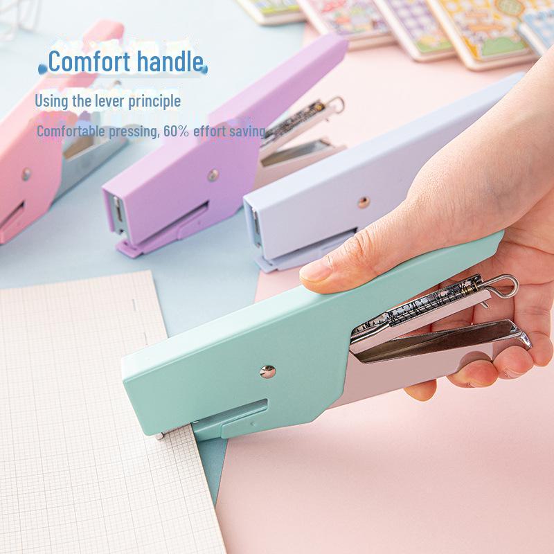 Macaron Color No. 10 Labor-Saving Handheld Stapler - Durable and Compact