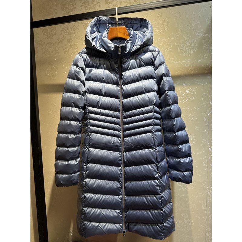 

Оригинальный заказ Хлопковое пальто с подкладкой Утолщенное Водонепроницаемое Heattech Съемный капюшон Приталенное Показывает стройность Черный Уличный Женское Длинное Хлопковое пальто с подкладкой Haze Blue 52