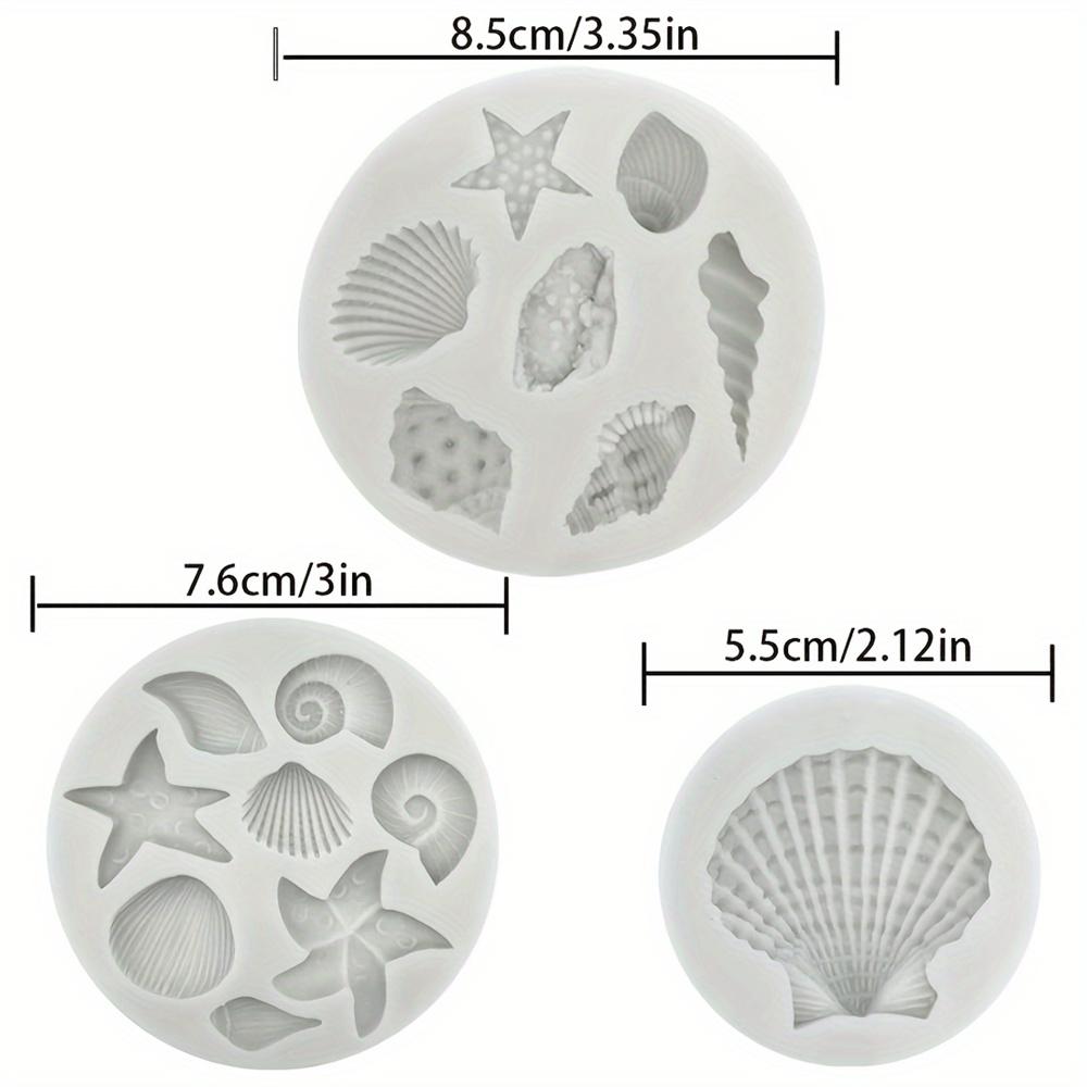 1PC Ocean Themed Silicone Mold Cute Turtle Shaped Resin Casting Mold Mousse Chocolate Cake Baking Mold