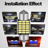 2/10pcs White Super Bright Car LED Bulb 31mm 36mm 39mm 41mm LED CANBUS Car Interior Reading Dome Lamp Auto License Light 12V