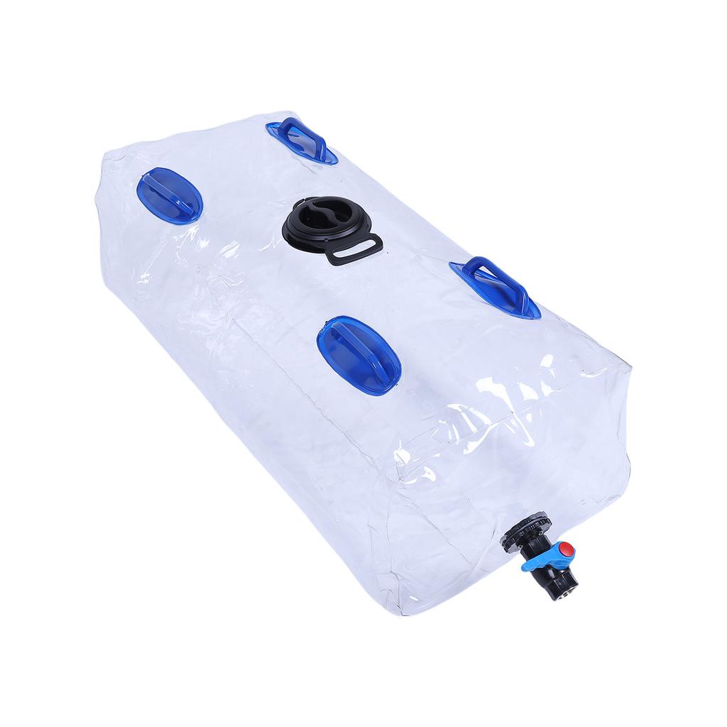 Water Storage Bladder PVC 30 Gallon Portable Water Tank Transparent Foldable Water Bag Container for Emergency Camping