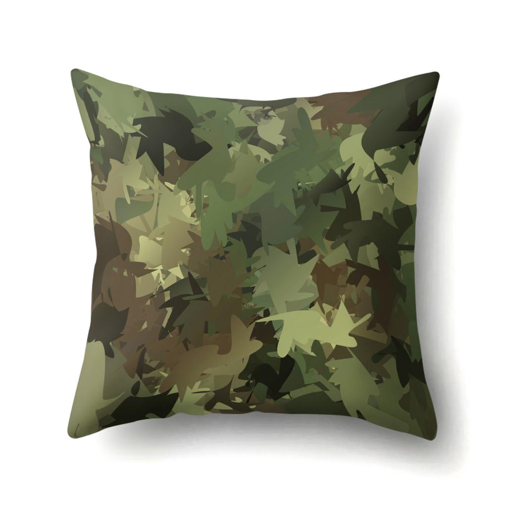 Kontorpute Putetrekk Fargerik Bølgete Kamuflasje Midjepute Kreativ Hjem Sofa Putetrekk