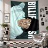 Wall TapestryBillie Eilish Art Hanging Cloth Decorative Background Cover for Room Decoration