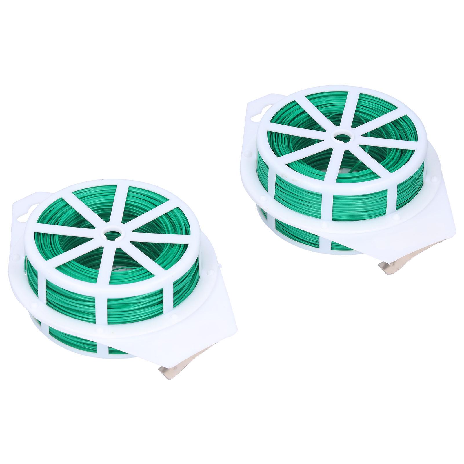 

2Pcs 100m Garden Plant Tie Climbing Vine Flower Plants Fixed Cable Strap Organizer