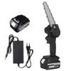 6" Electric Pruning Saw Electric Saw Woodworking Garden Logging 288V 1200W Mini Electric Chain Saw With 2Pcs Lithium Battery
