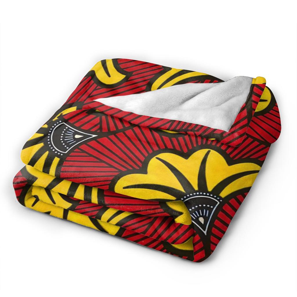 Colorful Traditional Ethnic Tribal Flannel Blanket Awesome Throw Blanket for Bed Sofa Couch 150*125cm Bedspread,