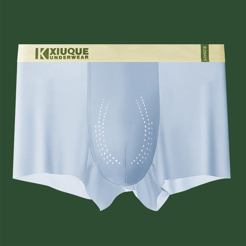 Ice Silk Herren Unterwäsche Atmungsaktive Sexy Boxershorts 5A Antibakterielle Herrenhöschen Nahtlose männliche Boxer Unterhose