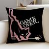 Emily the Cool StrangS Cushion Cover Breathable and skinfriendly linen pillowcase square removable and washable cushion
