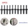 10PCS Rock Stone Splitters 14/16mm Plug Wedges And Feather Shims Concrete Rock Stone Splitter Hand Tools Rock Splitters Hand Too