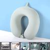 Portable Ice Silk U-Shaped Travel Neck Pillow Set