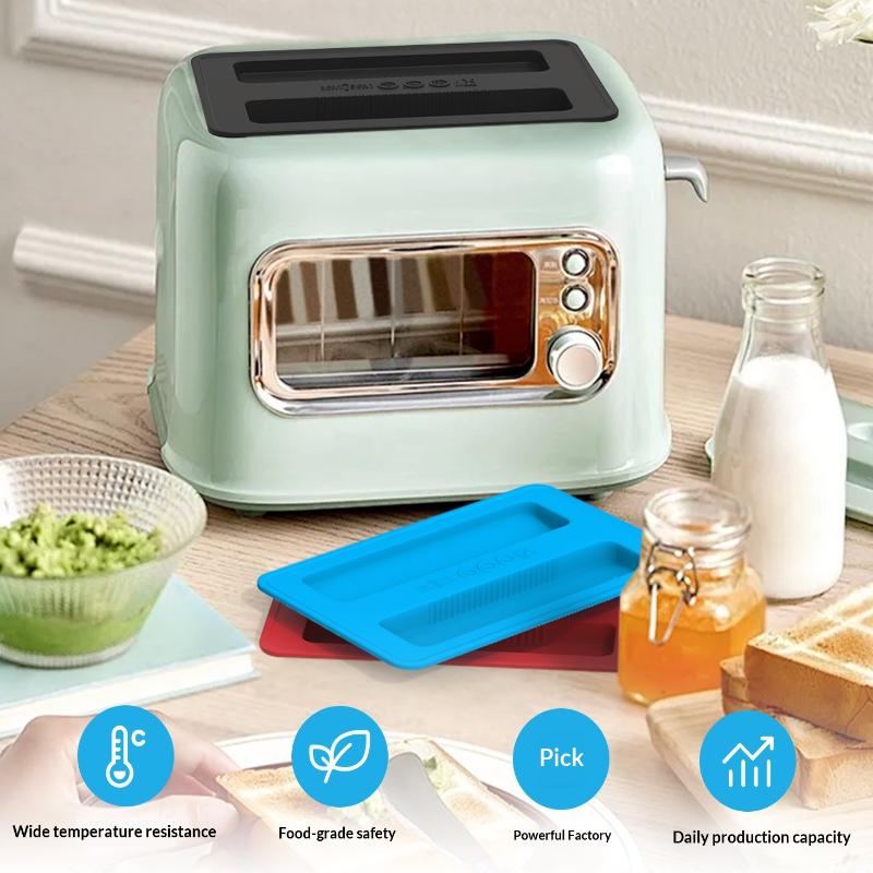 Silikon Toaster Staubschutzhülle Frühstücksmaschine Staubdichte Abdeckung Toaster Oberdeckel Schützt Küchenutensilien vor Staub Spritzern Insekten