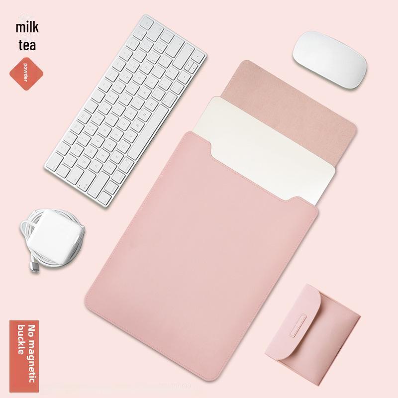 Ultra-Thin PU Leather Sleeve for Non-Magnetic MacBook Laptops