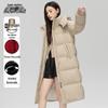 Xuezhongfei Women's Long Detachable Hooded Winter Down Jacket